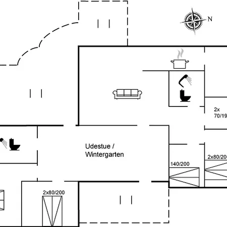 Liska - 1km From The Sea By Interhome Feriehus Vejers Strand